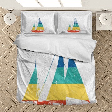 Discover Sun sailing Boat Gift for Sailers Bedding Sets