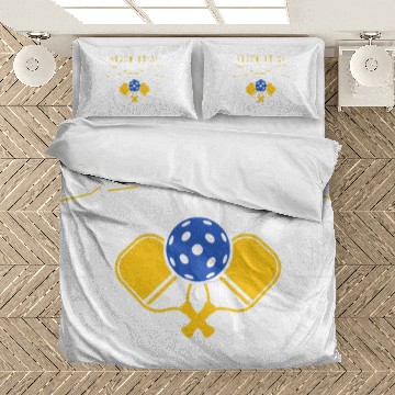Discover Funny Pickleball Pun Pickleball Is Serious II Bedding Sets