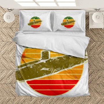 Discover Submarine Boat Ship Fleet Naval forces Military Zip Bedding Sets