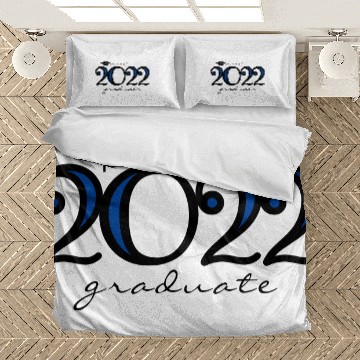 Discover Modern 2022 Navy Blue Deep Blue Graduation Bedding Sets