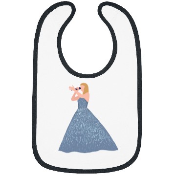 Discover Eras-tour enchanted blue dress Bibs
