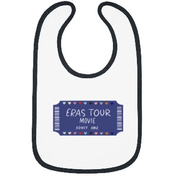 Discover Eras tour movie ticket Bibs