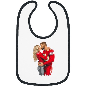 Discover taylorr Swift and Travis Kelce (2) Bibs