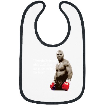 Discover Iron Mike Tyson Quotes Men's Black Bibs