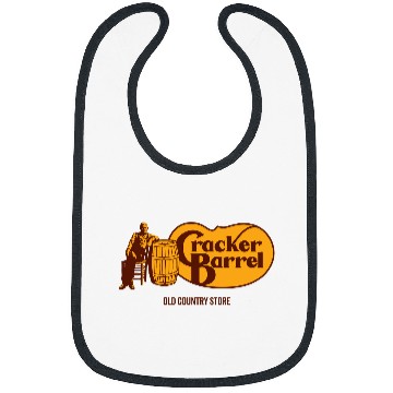 Discover Cracker Barrel Logo Bibs
