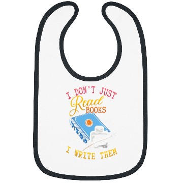 Discover Author Writing Writer Literature Book Reading Reader Bibs
