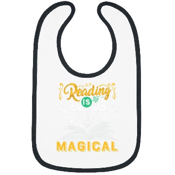 Discover Book Lover Quote Librarian Book Reading Text Design Bibs