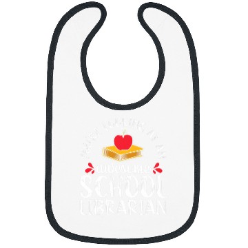 Discover Awesome School Librarian Funny Library Book Lover Nerd Gift Bibs