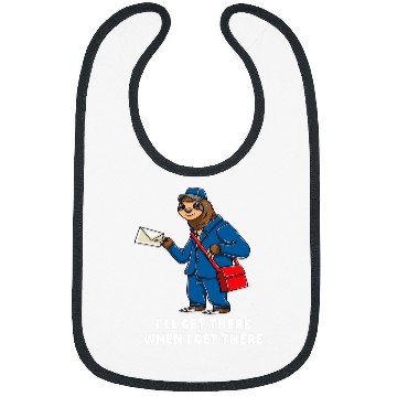 Discover Sloth Postman Bibs