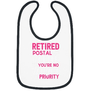 Discover Retired Postal Worker Funny Retirement Postman Gift 2 Bibs