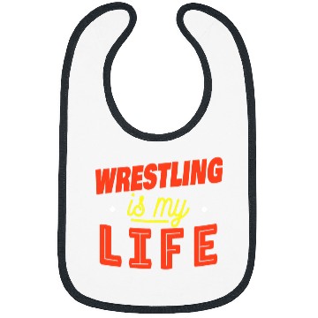 Discover Wrestling Is My Life Funny Wrestler Bibs