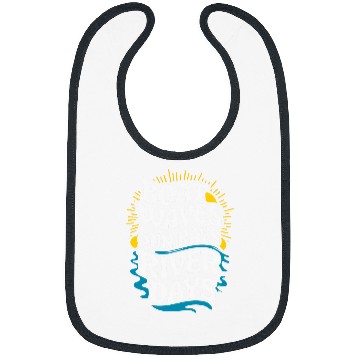 Discover Boat Waves Sun Rays River Days Bibs
