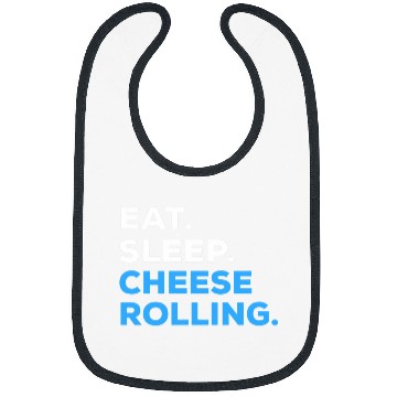 Discover Eat Sleep Cheese Rolling Bibs
