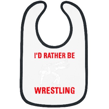 Discover Wrestling theme id rather be funny memes Bibs