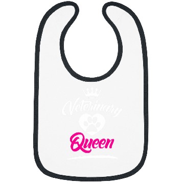 Discover Veterinarian Queen Funny Veterinary Graduate Bibs