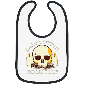 Discover Funny Halloween Salem Witch Book Club Bibs