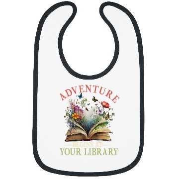 Discover Adventure Begins At Your Library Summer Reading 2024 Flowers Bibs