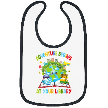 Discover Adventure Begins At Your Library Reading 2024 Bibs