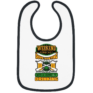 Discover Beer Dove Hunting Riffle Beer Lovers Alcohol Drinking Hunter Gift Bibs