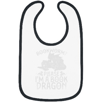 Discover Funny Reading Fantasy Bookworm Please Im A Book Dragon Bibs