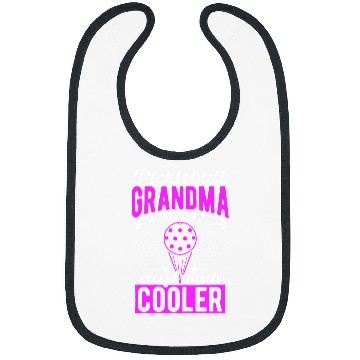 Discover Grandma Pickleball Player Racket Pickle Sport Net Pickle 2 Bibs