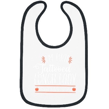 Discover Tattooed School Lunch Lady Cafeteria Worker Bibs