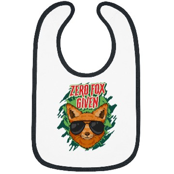 Discover Fox Lover crazys Like A Fox Funny Zero Fox Given Classic Pun Foxy Joke Bibs