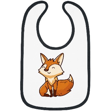 Discover Fox Lover Cute Fox Zookeeper Wild Nature Lover Bibs