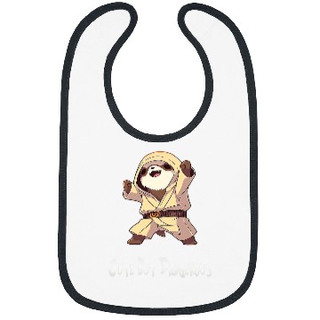 Discover Cute But Dangerous Funny Sloth Karate 2 Bibs
