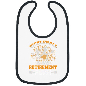 Discover Funny Retired Pickleball My Retirement Plan Pickleball Bibs