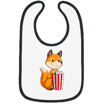 Discover Fox Lover Popcorn Bibs