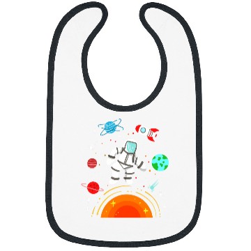Discover Astronauts Outer Space Planets Science Bibs