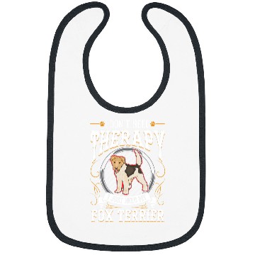 Discover Fox Terrier Therapy Bibs