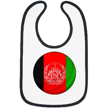 Discover Cricket Fan Afghanistan Cricket Ball Afghan Cricket Fan Flag Bibs