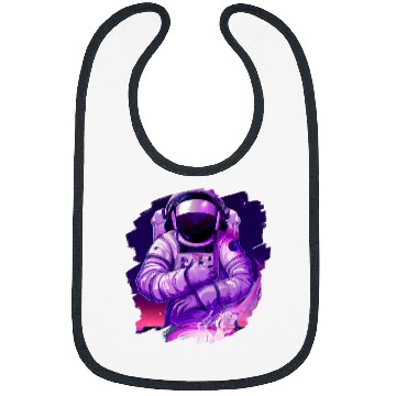 Discover Astronauts DJ Record Techno Music Cool Astronauts Space Bibs