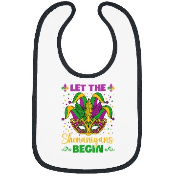 Discover Let The Shenanigans Begin Jester Hat Costume New Orleans Bibs