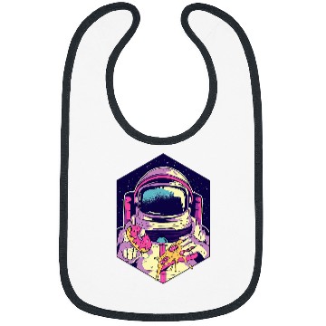 Discover Astronauts Loves Pizza Space Science Astronomy Apparel Bibs