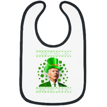 Discover Funny Joe Biden Easter Confused St Patricks Day Men Women Bibs