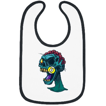 Discover Billiard Halloween Zombie Gift Pool Billiard Player Funny Bibs