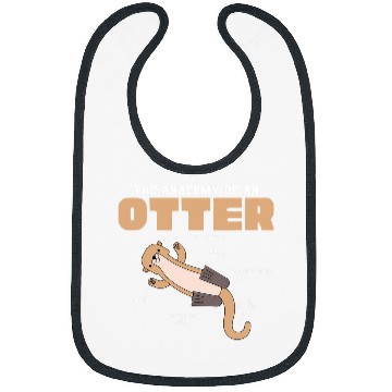 Discover Otters Anatomy Of An Otter Cute Animal Mammal World Otter Day 1 Bibs