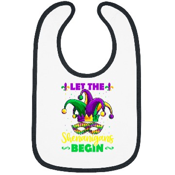 Discover Let The Shenanigans Begin Mardi Grass Kids Men Women 140 Bibs