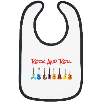 Discover Guitarist Rock and Roll Guitar Lovers Guitar Bibs