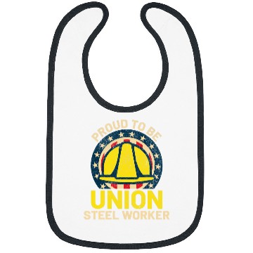 Discover Steel Worker Union Construction Labor Union Worker USA Men 1 Bibs