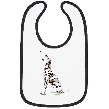 Discover Dalmatian Lovers Pop Art Fun Cool Gift Dalmatians Dog Bibs