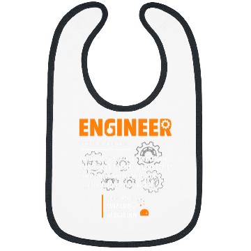 Discover Engineer Definition Description Hilarious Engineering Gift Bibs