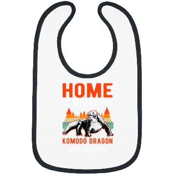 Discover Dragons homes is where my Komodo Dragon is Bibs