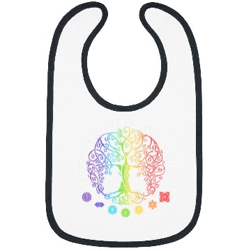 Discover Namaste Yoga Chakra Tree Of Life Mandala Zen Yoga Om Symbol Buddhism Meditation Bibs