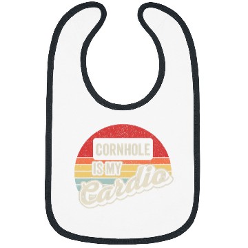 Discover Cornhole Is My Cardio vintages Retro Funny Cornhole Bibs
