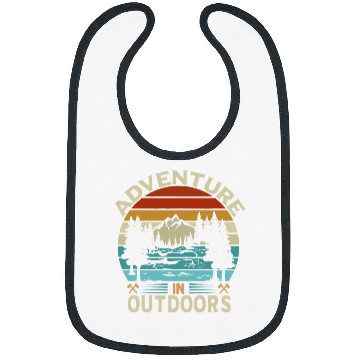Discover Hiking Hiker Adventure in Outdoors Mountains Hiking Nature Hike Bibs