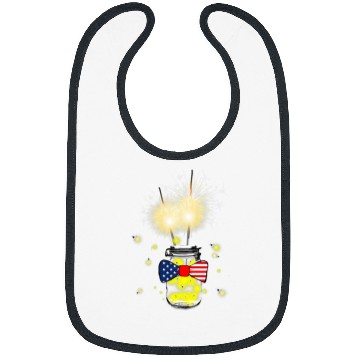 Discover Fireflies Mason Jar Bibs